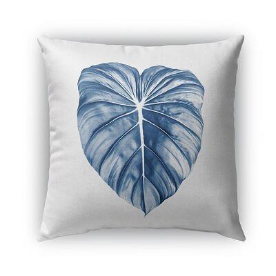 The Cabana Stripe Palms Pillow, Blue