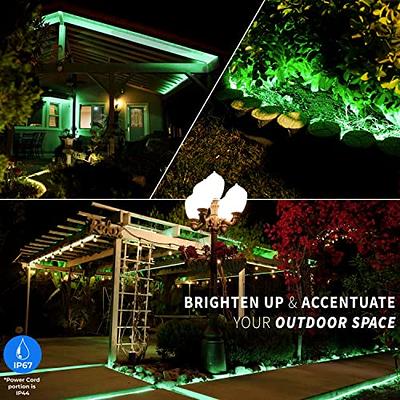 8-Pack 7 Inch LED Hardscape Lighting, Paver Lights Retaining Wall Lights,  IP68 Waterproof, Low Voltage 12-36V AC/DC landscape lighting Outdoor Step