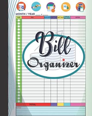 Bill payment Checklist : Monthly Bill Tracker Organizer And Planner  Log  Book For Budgeting Financial and Payment Journal Large Print - Yahoo  Shopping