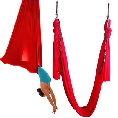 Aerial Yoga Hammock Aerial Pilates Silk Yoga Swing Set include Carabiners  daisy Chain, Pose Guide 5.5 yards Set (Spring Color) - Yahoo Shopping