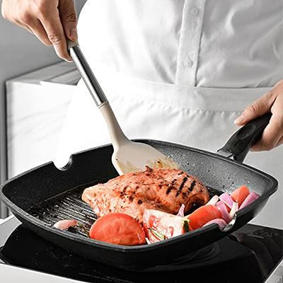 Carote Slotted Silicone Spatula for Non Stick Pan, BPA Free Turner