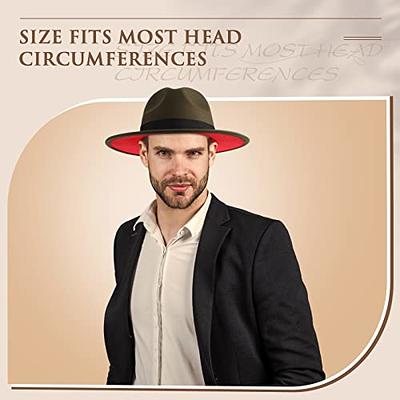 Classic Fedora Hats for Men Women Short Brim Felt Feather Hat Panama Dress  Hat 