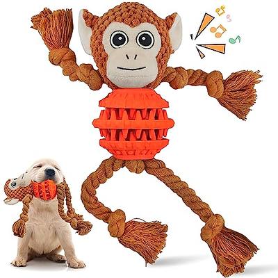 napojoy Dog Toys, Stuffed Dog Toys for Small Medium Large Dogs, Squeaky Dog  Chew Toy with Crinkle Paper, Outdoor Puppy Toys Interactive Tough Plush  Rope Toys Crab Shape - Yahoo Shopping