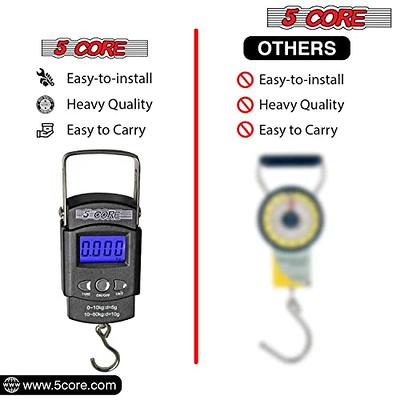 Luggage Weight Scale; Fish Weighing Scales; Digital Handheld Suitcase  Weigher With Hook; 110lb/50kg For Travel; Fishing; Gifts