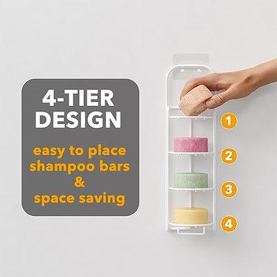 Glolaurge 4-Tier Bar Soap Holder, Stainless Steel Shampoo Bar Holder for Shower  Wall, Self Draining Soap Caddy for Bathroom, Kitchen Sink, Silver - Yahoo  Shopping