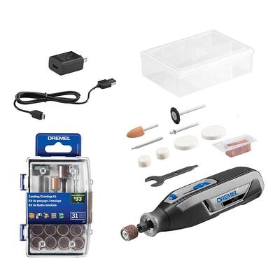 Dremel 8220 Cordless 12V Variable Speed Rotary Tool with 1 Attachment and  28 Accessories + 11-Piece EZ Lock Cutting Accessory Kit