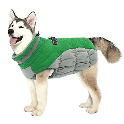 Reflective Dog Clothes for Medium Large Dogs Waterproof Winter Jacket Coat  M-3XL