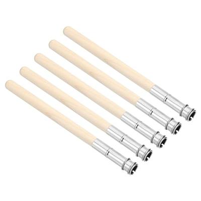 TEHAUX 5pcs Pencil Extenders, 4inch Stainless Steel Pencil