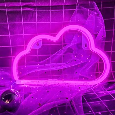 Cloud Neon Signs, LED Cloud Neon Light for Wall Decor, Battery or USB  Powered Cloud Sign