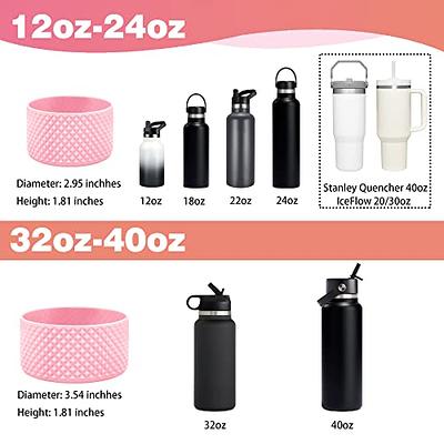 Owala FreeSip Insulated Stainless Steel Water Bottle with Straw & Silicone  Water Bottle Boot, Anti-Slip Protective Sleeve Cover for 32-oz FreeSip