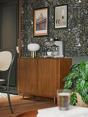 Heroad Brand Boho Peel and Stick Wallpaper Floral Wallpaper Leaf Contact  Paper Butterfly Removable Wallpaper Black and Brown Vintage for Walls  Cabinets Shelf Liner Thicken Vinyl Roll 16.1”x 118” 