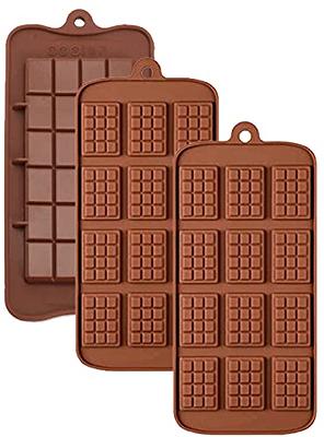 3 PACK Silicone Chocolate bar and Mini Rectangle Thin Waffle Chocolate DIY  Mold Break-Apart Chocolate Chip Silicone mold - Yahoo Shopping