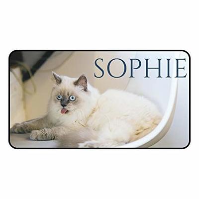 Custom Large Cat Food Mats (12”x22”) - Add Photo, Picture and Pet's Name -  Personalized Food and Water Bowl Placemat for Dogs, Cats - Yahoo Shopping