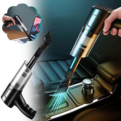 hiqualitty Car Vacuum Cleaner New Generation - Portable, Mini Handheld Vacuum w/Rechargeable Battery and 6 Attachments - High