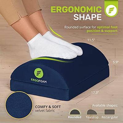 Foot Rest Under Desk, Ergonomic Footrest Cushion Pillow Stools With  High-density