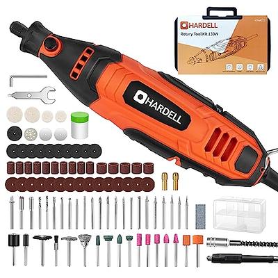 HARDELL 3.7V Cordless Rotary Tool Kit with 42 Accessories - For Sanding,  Drilling, Polishing, Engraving, Cleaning, DIY Crafts