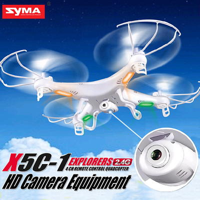 Syma X5C-1 2.4G 4CH 6-Axis Gyro RC Drone HD Camera LCD RTF - Yahoo Shopping