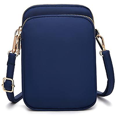 Small Crossbody Purses for Women Multi Pocket Travel Bag Over The Shoulder  with Extra Long Strap - Navy Blue - Walmart.com