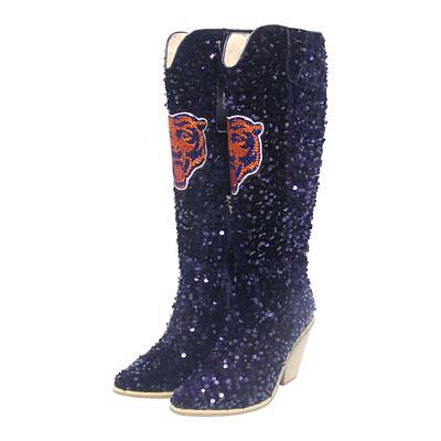 Girls Youth Cuce Seattle Seahawks Low Team Ribbon Boots Navy