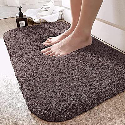 DEXI Bath Mat Bathroom Rug Non Slip Absorbent and Soft Floor Mats Washable  Chenille for Bathtub Toilet Shower Room Entryway,16x24White - Yahoo  Shopping