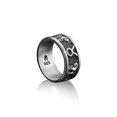 Sagittarius 925 Silver Zodiac Ring, Sterling Silver Men Wedding Ring, Celestial Jewelry, Horoscope Ring, Promise Ring, Gift for Boyfriend