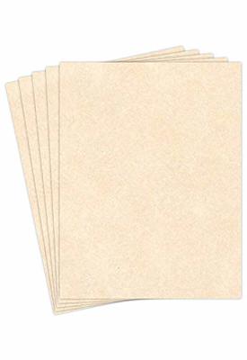 Natural Stationery Parchment Paper – Great for Writing, Certificates, Menus  and Wedding Invitations | 24Lb Bond Paper | 8.5 x 11” | 50 Sheets/Pack