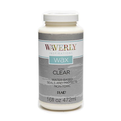 Waverly Inspirations Chalk Paint Wax, Ultra Matte, Clear, 8 fl oz