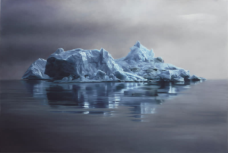 الفنانة زاريا فورمان  Pastel-drawings-of-icebergs-by-zaria-forman-5