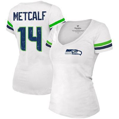 Men's Seattle Seahawks DK Metcalf Nike College Navy Player Name & Number T- Shirt