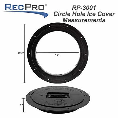 RecPro Ice Fishing Round Hole Cover Lid Catch Cover CC01
