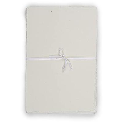 Leather Village - Handmade Cotton Watercolor Paper - 8 x 6 - 200 GSM - Offwhite, Size: Medium, Beige
