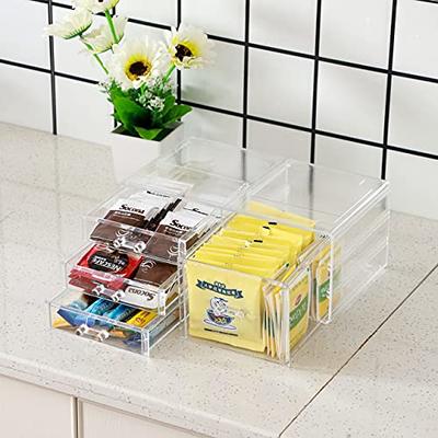 GSHYMXT souG Desktop Storage Rack Organizer for Kitchen Bathroom Office  Dorm - Double-Layer Cosmetic Stationery Storage Holder and Table Sundries