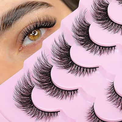 Anime Eyelashes Vegan Fluffy Faux Mink Lashes 