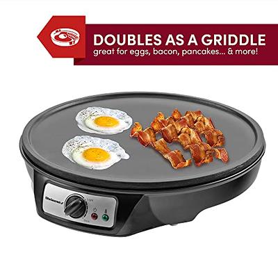 Elite Gourmet Mini Griddle Black