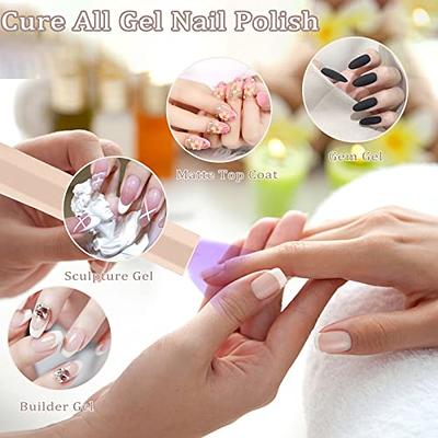 Bete Cordless LED Nail Lamp, Wireless Nail Dryer, 72W Rechargeable LED Nail Light, Portable Gel UV LED Nail Lamp with 4 Timer Setting Sensor and LCD