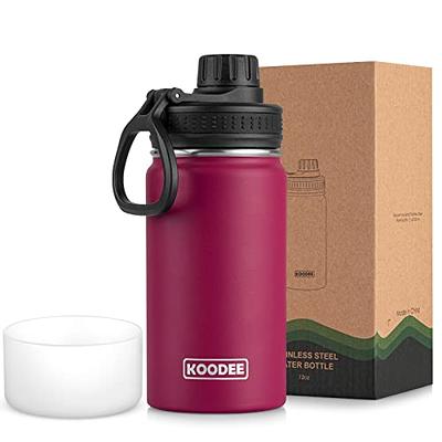 Simple Modern 32oz Ascent Water Bottle - Hydro Vacuum Insulated Tumbler  Flask w/ Handle Lid - Double Wall Stainless Steel Reusable - Leakproof  -Cherry 