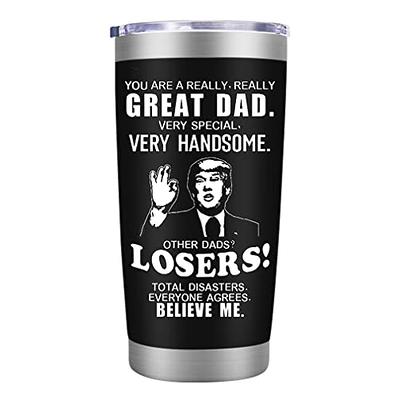 Best Grandpa Ever Tumbler 20Oz - Great Grandpa Trump Tumbler