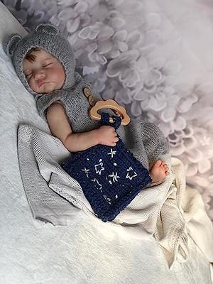 RXDOLL Sleeping Reborn Baby Dolls Silicone Vinyl Full Body Boy 19