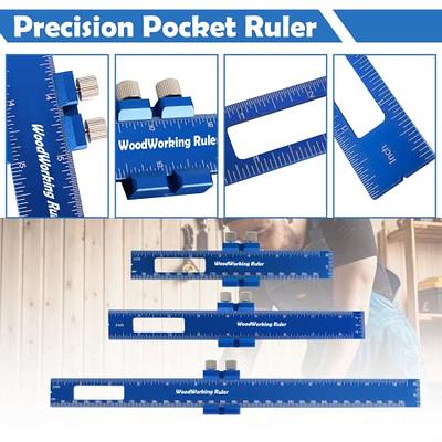 Pocket Ruler Woodworking Machinist Engineer Ruler Construction