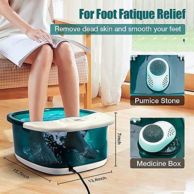 Neprock Foot Spa Bath Massager with Heat, Pedicure Foot soak tub