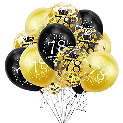  90th Birthday Balloons for Men, 15 Pcs Black Gold Happy 90th  Birthday Balloons, Black Gold 90th Birthday Party Decorations Balloons for  Men Women 90th Birthday Decor : Home & Kitchen