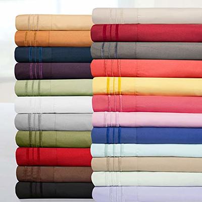 Bed Sheets Breathable Elastic Secure Corner Straps 1800 Supreme Queen Gray