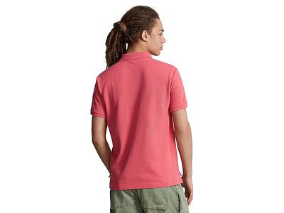 POLO RALPH LAUREN SLIM FIT MESH POLO SHIRT, Red Men's Polo Shirt