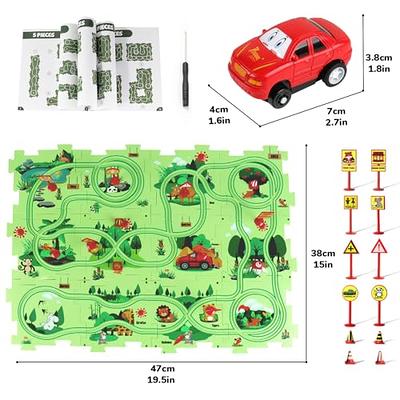 Toys for 3 Year Old Boys - Large Race Track - 3 Year Old Boy Birthday Gift  Ideas - Car Toys for Boys 3-4-5-6-7 - Montessori/Thinking/Fine Motor Skills