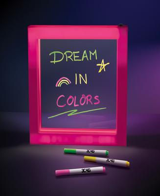 Three Cheers For Girls 3C4G It's Lit Message Board 9 x 9 Hot Pink Led Light  Up Dry Erase Board, includes 3 Neon Markers, Make It Real, Teens Tweens -  Yahoo Shopping