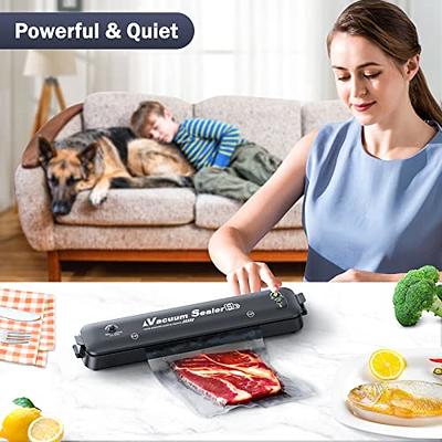 SEEUTEK Biolde 8 inch Green Impulse Bag Sealer, Solid Metal Manual Food Vacuum Sealer Machine with Adjustable Heating Mode