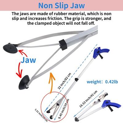 Grabber Reacher Tool,82cm Extra Long Steel Foldable Pick Up Stick