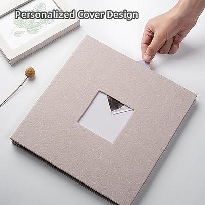 LOVEER Photo Album Self Adhesive Scrapbook Album for 4x6 5x7 8x10 Pictures,  Linen Cover with 40 Pages DIY Photo Book,Birthday Gifts for Women Mom  Family Baby Wedding Travel - Yahoo Shopping