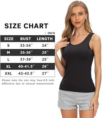 4 Pack: Women's Ultra Soft Modal Spandex Sleeveless Ladies Long