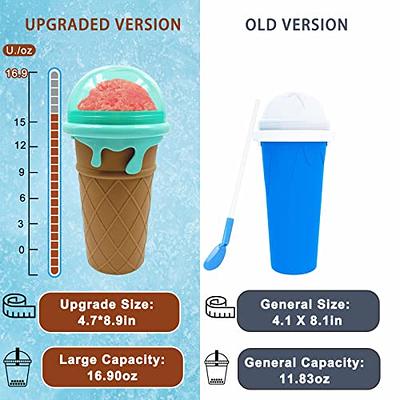 Homemade Ice Cream Cup Smoothie Cup Silicone Squeeze Ice Cream